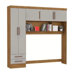 Guarda Roupa Modulado Carioca 5 Portas 2 Gavetas