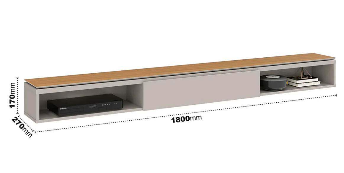 Nicho Suspenso Universal 180cm EDN Moveis - Imagem 4