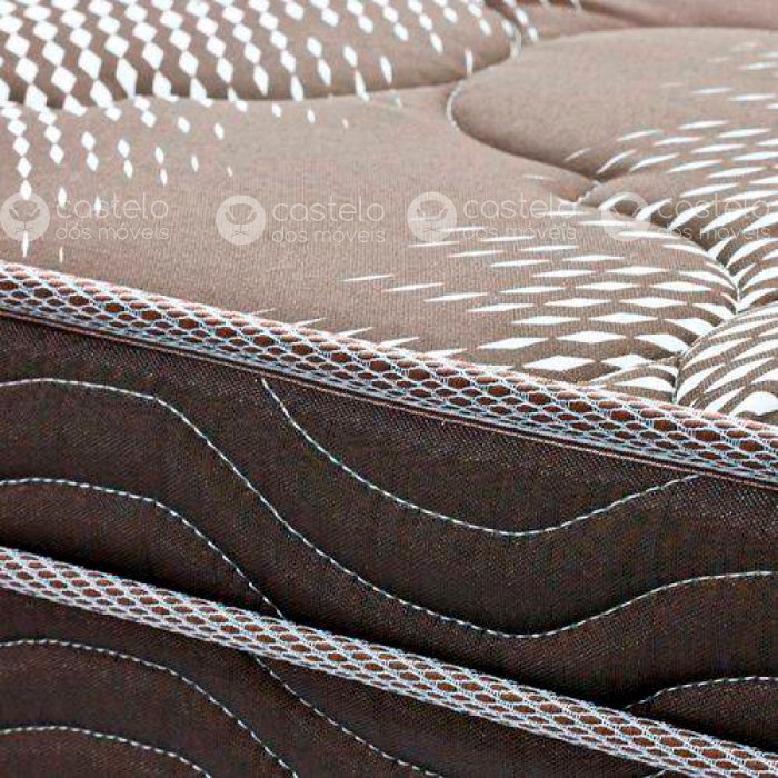 Colchão Light Ortopédico Solteiro Ortobom Marrom 24x78x188cm - Imagem 2