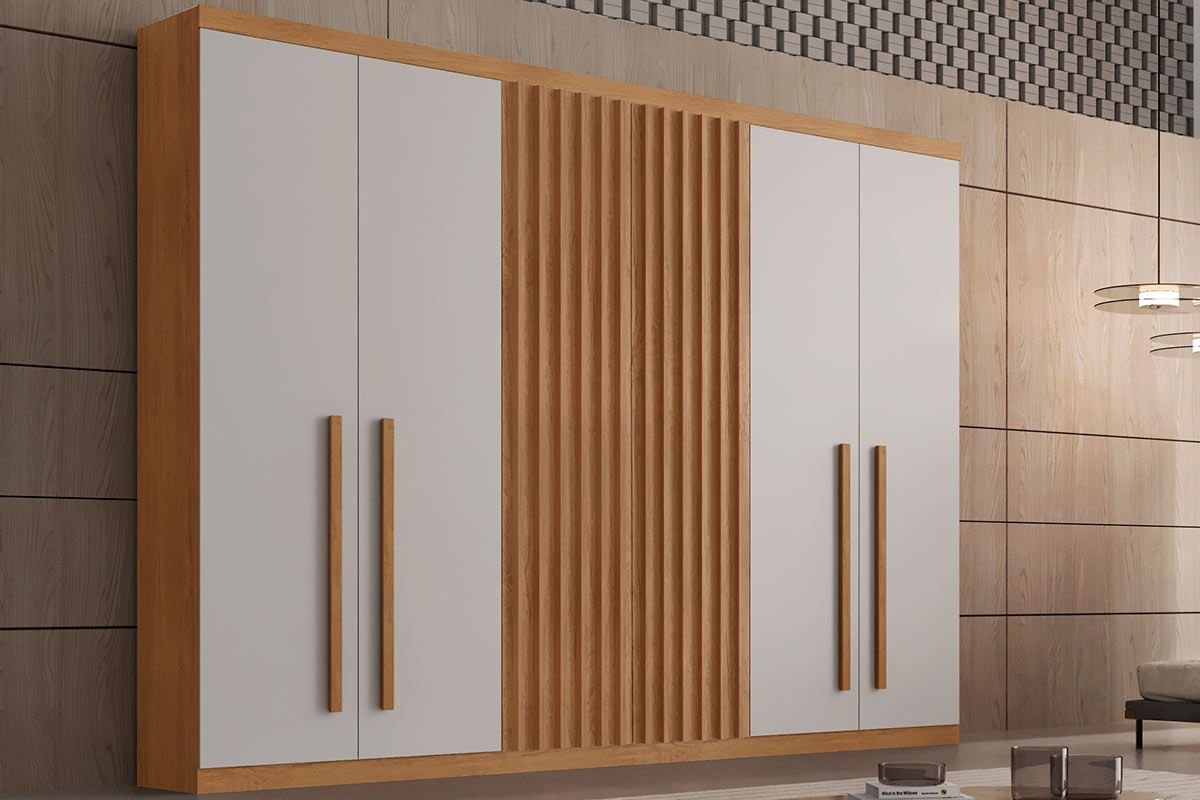 Guarda Roupa Casal 6 Portas e 6 Gavetas Riviera - Rufato - Imagem 5