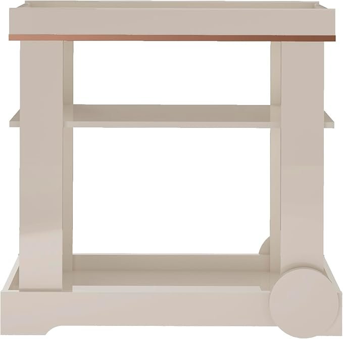 Bar Carrinho Rose com rodízios Artely - Imagem 9