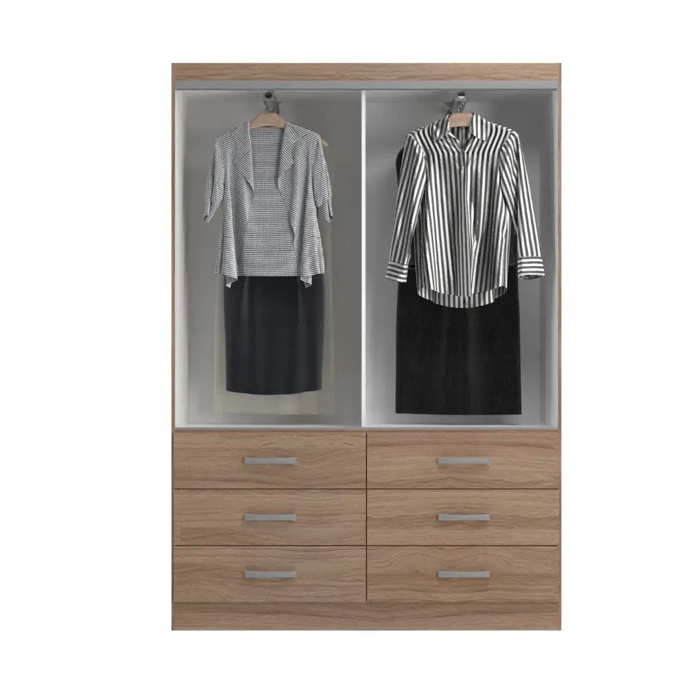 Guarda Roupa Veneza 2 Portas de Correr Evidência - Imagem 4