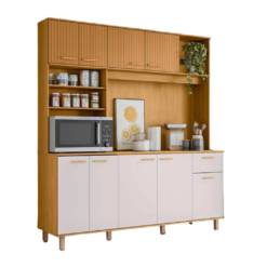 Armário de Cozinha Núria 9  Portas 1 Gaveta Polimam