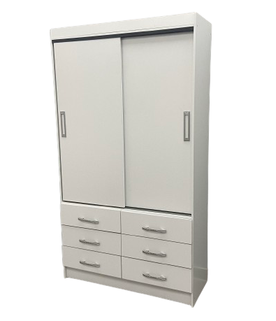 Guarda Roupa Veneza 2 Portas de Correr Evidência