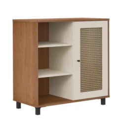 Buffet Charlotte com porta de abrir Cinamomo com Off White  Artely