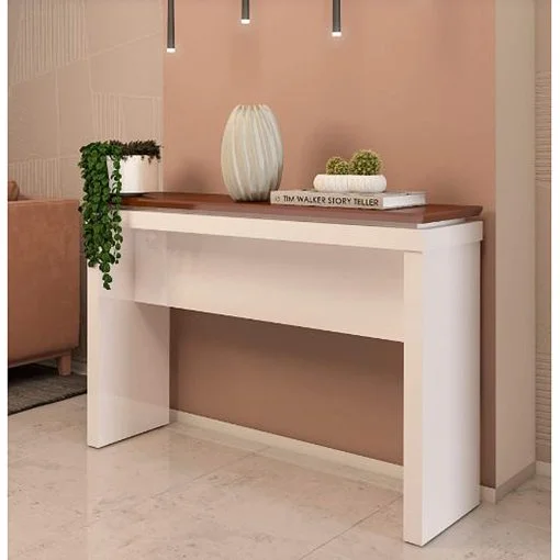 Aparador Luna Tampo Tamburato com Borda Invertida Artely - Imagem 2