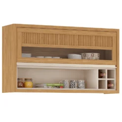 Armário Aéreo Lisboa 120cm 1 Porta com Adega Itatiaia