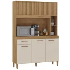 Armário de Cozinha Ceara 5 Portas 1 Gaveta Atualle