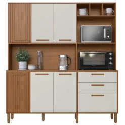 Armário de Cozinha Grecia 7 Portas 2 Gavetas Indekes