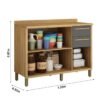 Balcão Torino 3 Portas 2 Gavetas para Cozinha 120 Cm Valdemóveis. - Imagem 2