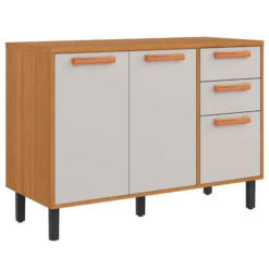 Balcão Napoles 3 Portas 2 Gavetas para Cozinha Itatiaia Cinamomo Off White