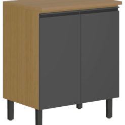 Balcão 70cm Itatiaia Namur  2 Portas Cinamomo/grafite