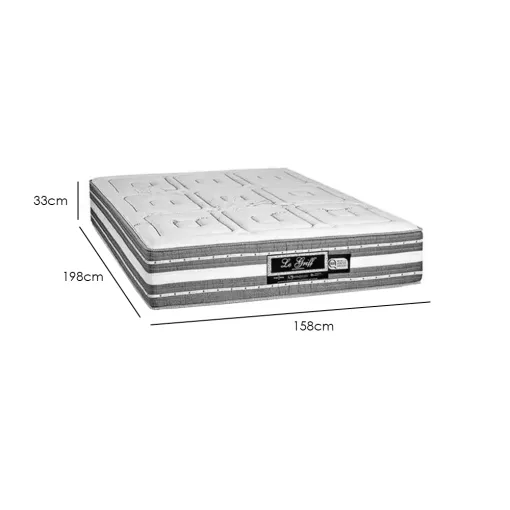 Colchão Le Griff Queen Molas Ensacadas 33x198x158 Sankonfort - Imagem 2