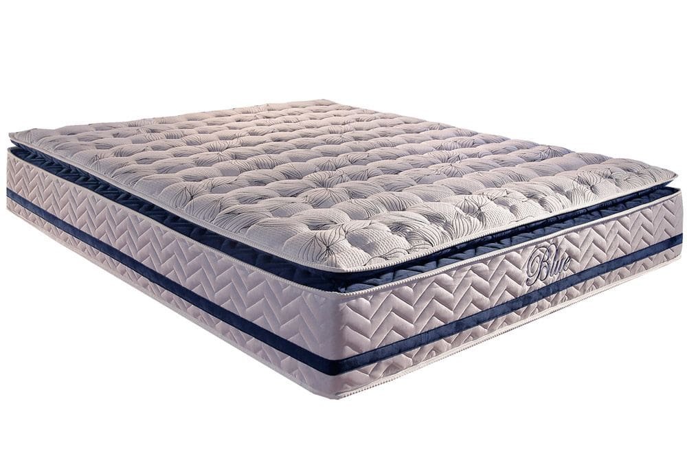 Base Box Bipartida Universal com Colchão Paropas de Molas Pocket Blue com Pillow Top QUEEN 158×198 - Imagem 2