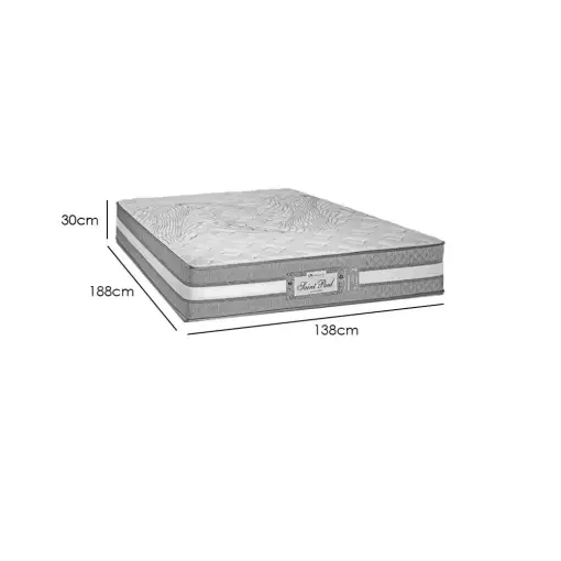 Colchão Saint Paul Casal Molas Ensacadas 30x188x138 Sankonfort - Imagem 2