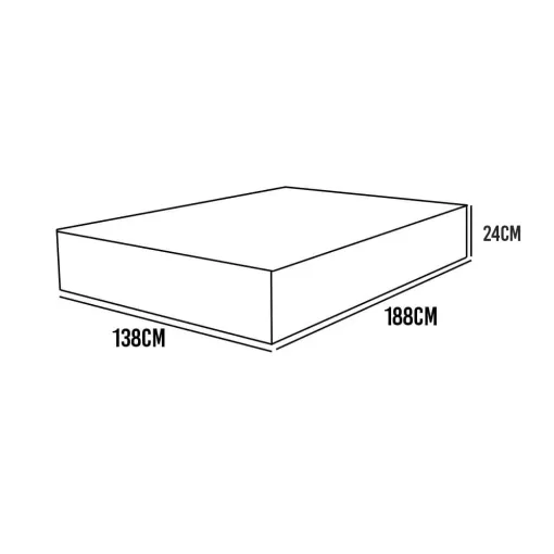 Colchão Casal Lisboa Molas Ensacadas 24x188x138 - Imagem 2