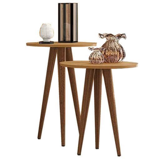 Conjunto Slim Mesa de Apoio e Lateral Patrimar