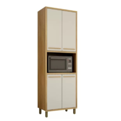 Paneleiro Torino 4 Portas e Nicho para Micro-ondas Valdemóveis.