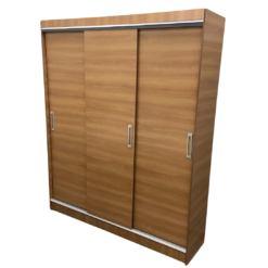 Guarda Roupa Casal Lisboa 3 Portas de Correr Evidência