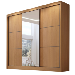 Guarda Roupa Cristal Casal 3 Portas 6 Gavetas D Doro