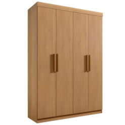 Guarda Roupa Colibri Solteiro 4 Portas 3 Gavetas D Doro