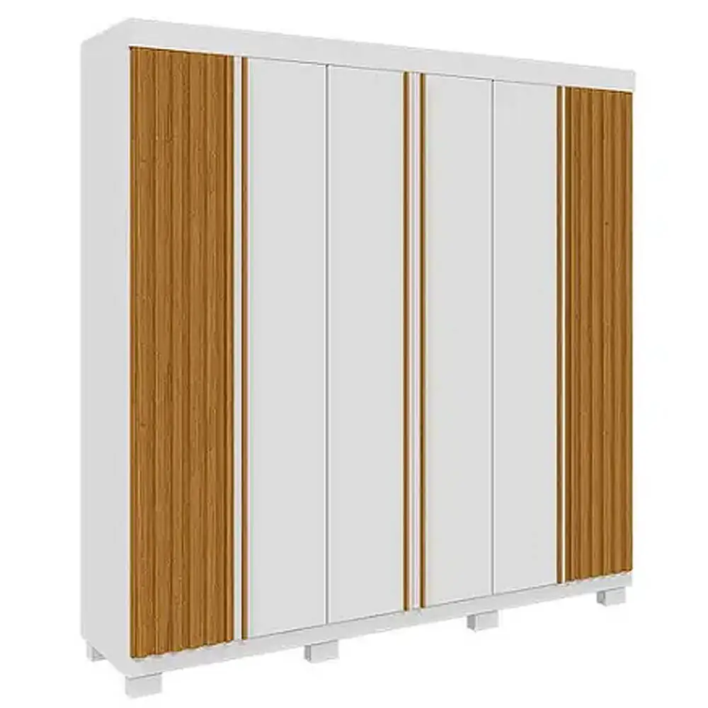 Guarda Roupa Eliza Casal Ripado 6 Portas 6 Gavetas ACP