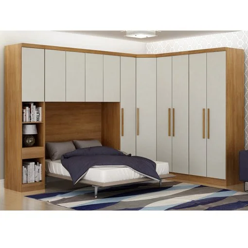 Guarda Roupa Modulado Rizon 005 Casal 6 Peças Novo Horizonte - Imagem 3