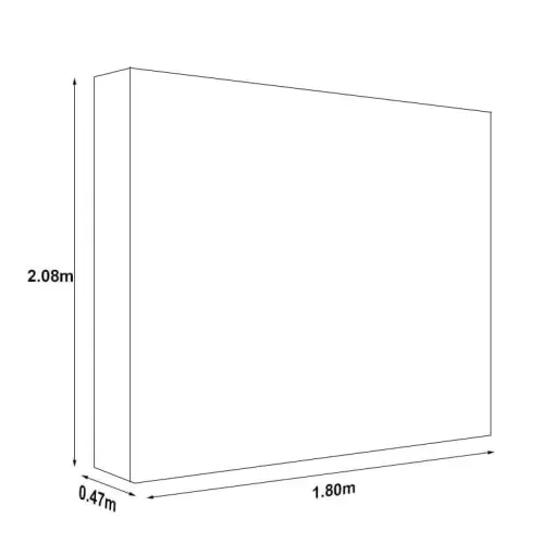Guarda Roupa Sergipe Casal 6 Portas 2 Gavetas Bianchi - Imagem 4