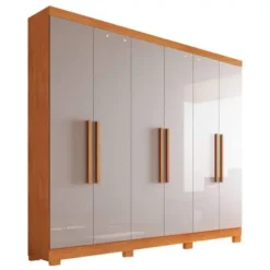 Guarda Roupa Sergipe Casal 6 Portas 2 Gavetas Bianchi