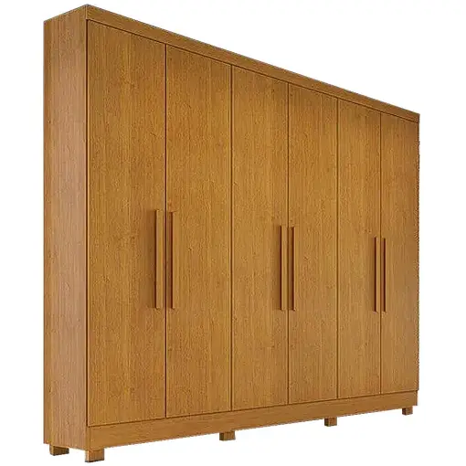 Guarda Roupa Sergipe Casal 6 Portas 2 Gavetas Bianchi - Imagem 2