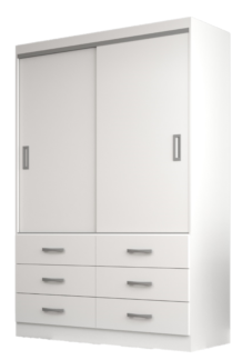 Guarda Roupa Veneza 2 Portas de Correr Evidência - Imagem 3