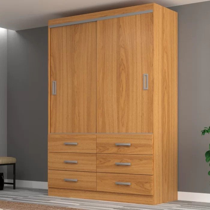 Guarda Roupa Veneza 2 Portas de Correr Evidência - Imagem 2