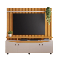 Home Conceito 4 Portas Cinamomo/Off White  JCM