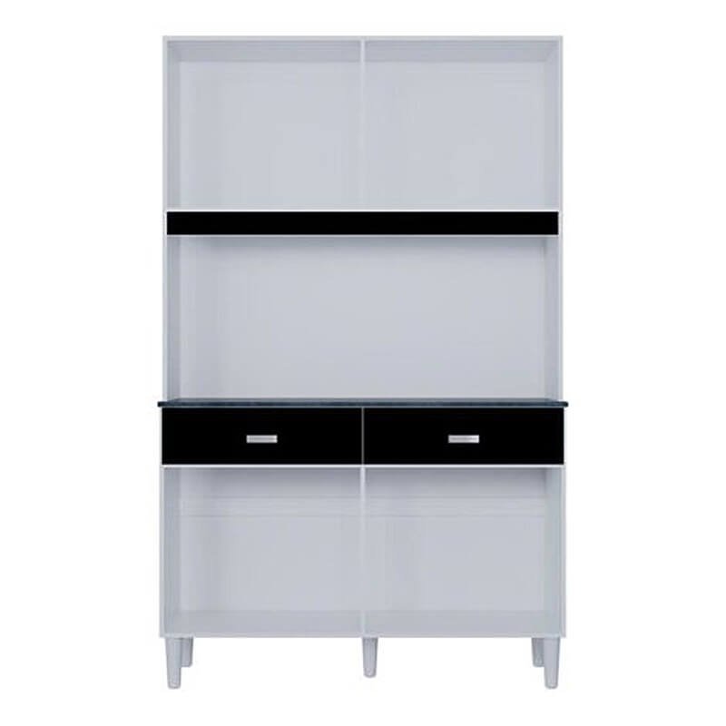 Cozinha Manu 8 Portas 2 Gavetas Compacta Poquema - Imagem 4