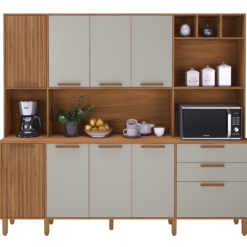 Armário de Cozinha Porto 9 Portas 2 Gavetas Indekes