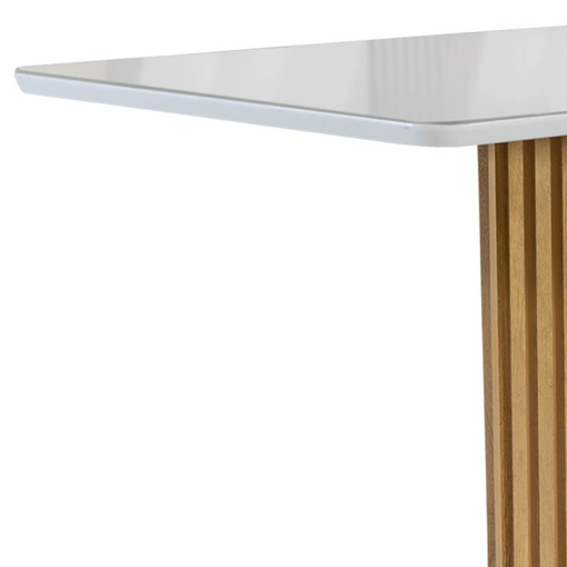 Mesa Chicago 120x90 Cinamomo Off white Cel moveis - Imagem 4