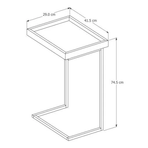 Mesa de Apoio Tutti com Espelho JB Bechara - Imagem 2