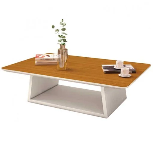 Mesa de Centro Holambra Retangular EDN Off White Cedro