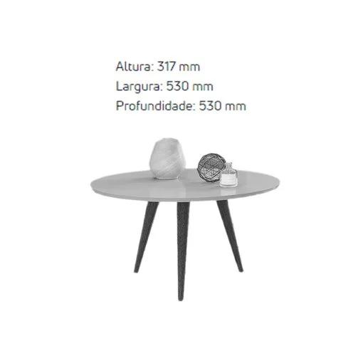 Mesa de Centro Slim Patrimar - Imagem 4