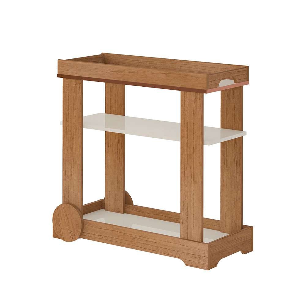 Bar Carrinho Rose com rodízios Artely - Imagem 2