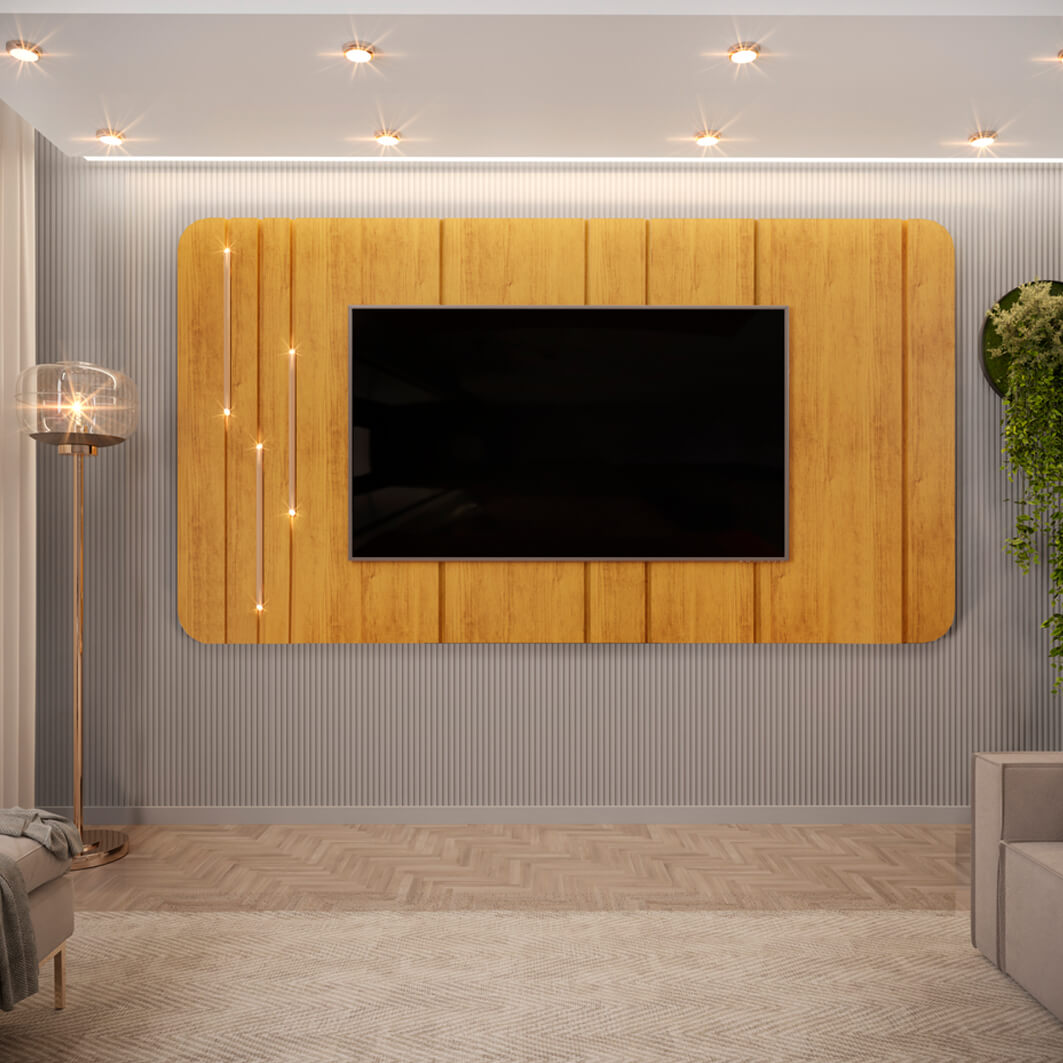 Painel Celine para TV até 75 Polegadas com LED DJ - Imagem 4