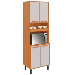 Paneleiro Napoles 4 Portas Itatiaia Cinamomo Off White