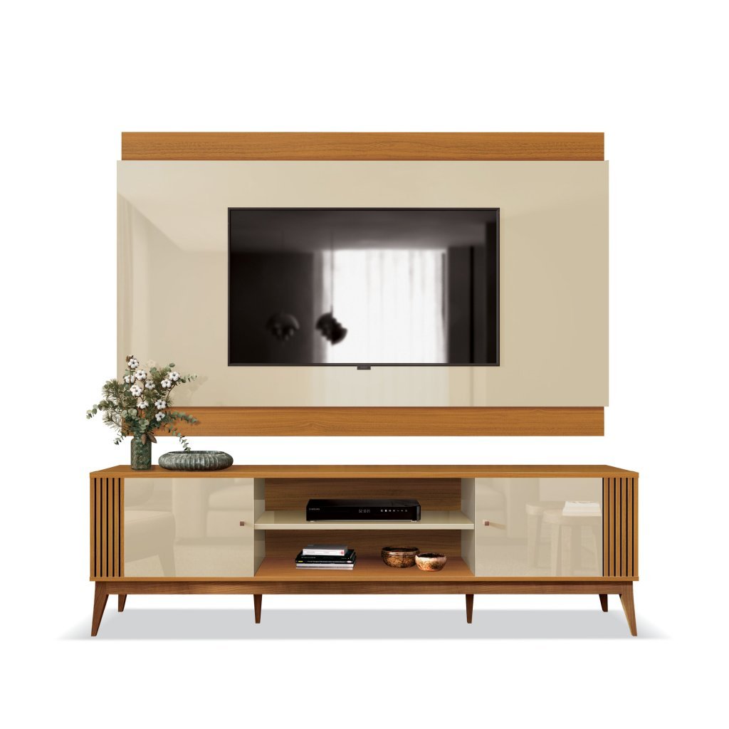 Rack com Painel para Tv até 60 Polegadas Legacy 160cm EDN Móveis - Imagem 2