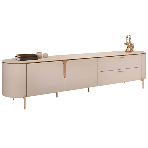 Rack Celine para TV até 75 Polegadas 2 Portas 2 Gavetas DJ - Imagem 2