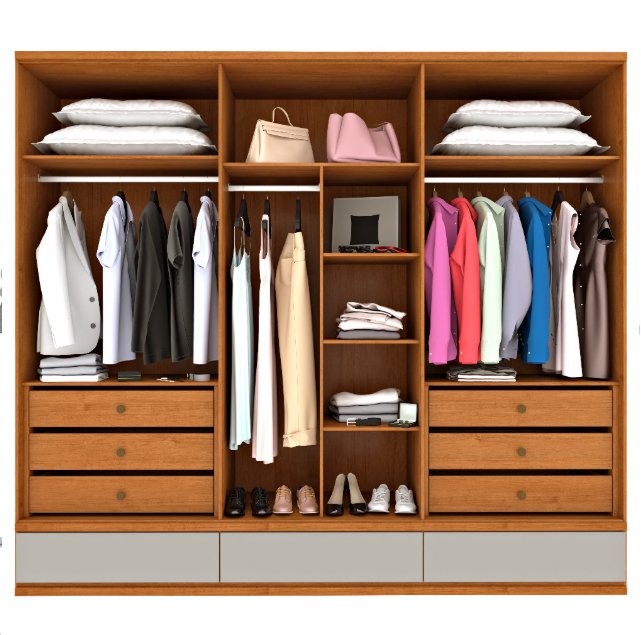 Guarda Roupa 6 Portas Esparta Tcil - Imagem 4