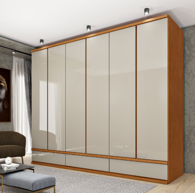 Guarda Roupa 6 Portas Esparta Tcil - Imagem 6