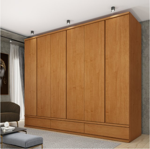 Guarda Roupa 6 Portas Esparta Tcil - Imagem 8