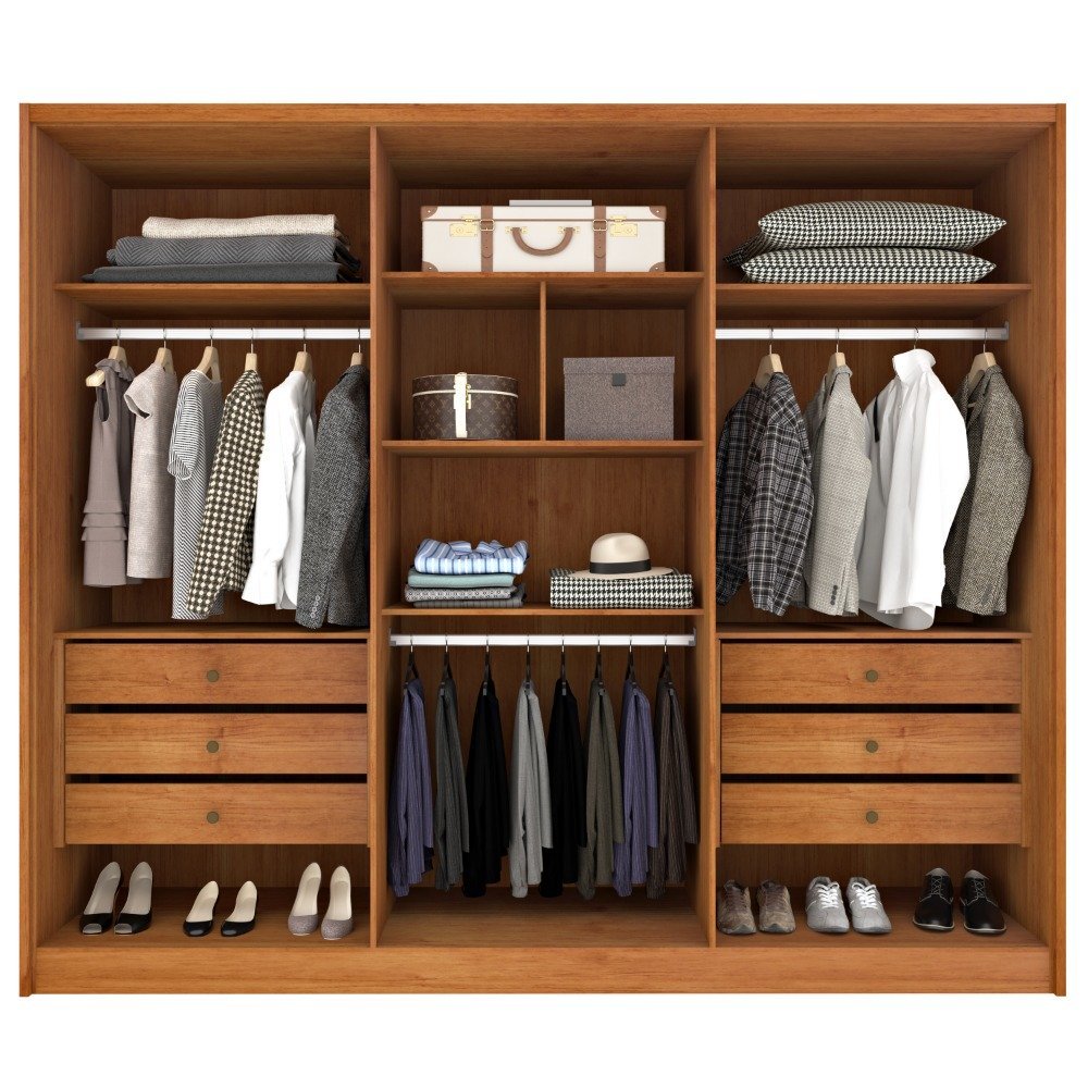 Guarda Roupa Realeza Casal 6 Portas 6 Gavetas Tcil - Imagem 6