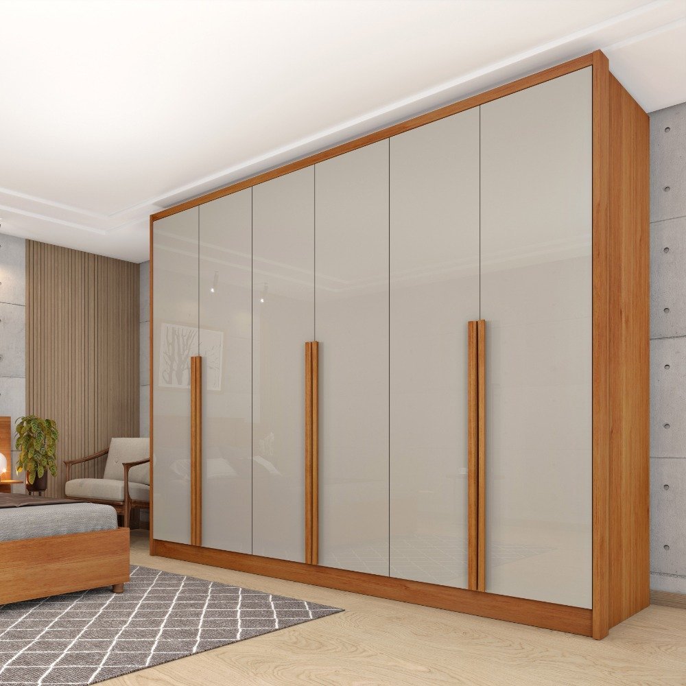 Guarda Roupa Realeza Casal 6 Portas 6 Gavetas Tcil - Imagem 3