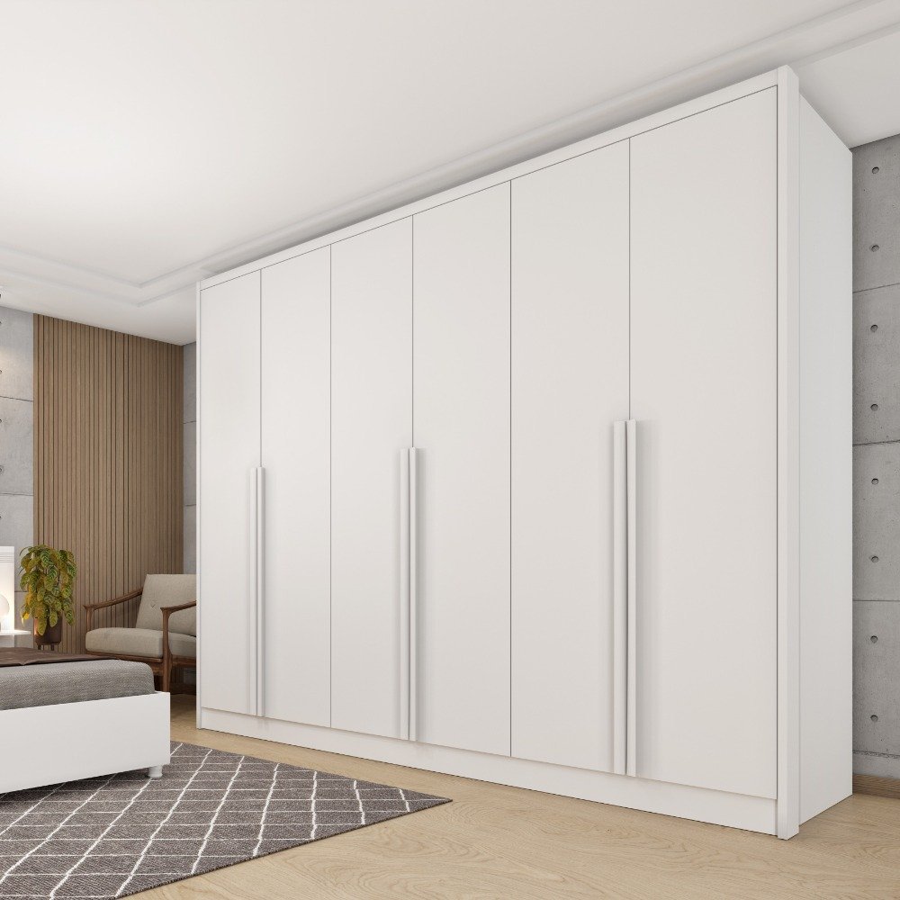 Guarda Roupa Realeza Casal 6 Portas 6 Gavetas Tcil - Imagem 4